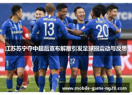江苏苏宁夺中超后宣布解散引发足球圈震动与反思